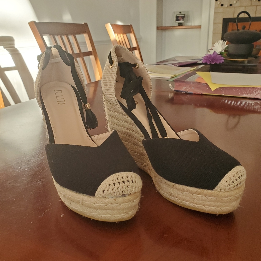 Raid Dorian Espadrille Wedges UK 6